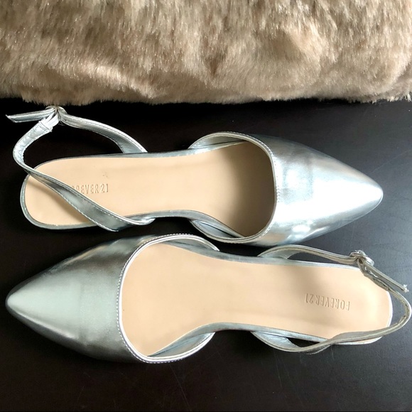 Metallic Silver Shoes from Forever 21 - Picture 10 of 10
